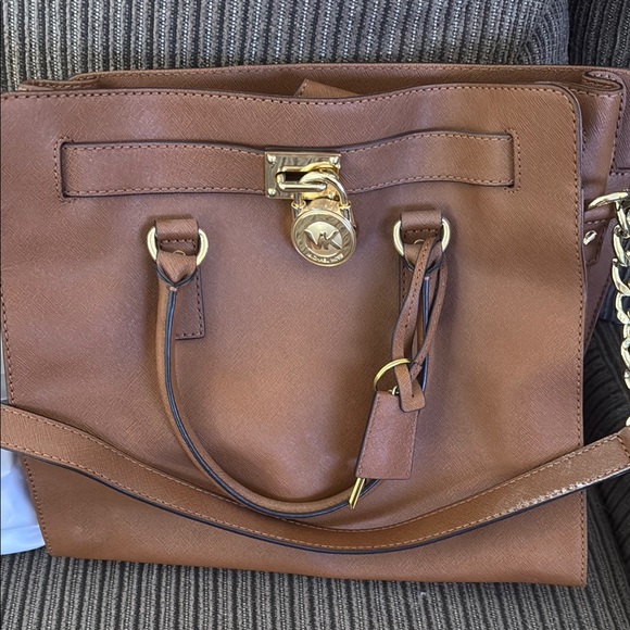 Michael Kors Brown Satchel with Gold Hardware - Picture 1 of 6